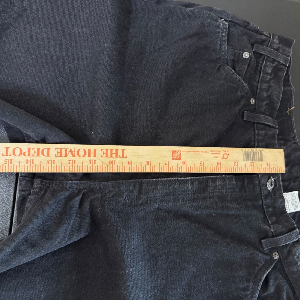 Vintage 90s Levis 550 Black Relaxed Fit Jeans Mens 38x32 Orange Tab Made in USA - Picture 14 of 16